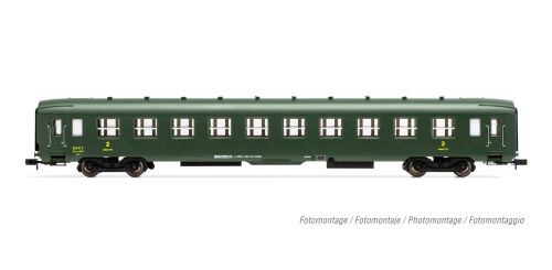 Arnold HN4384 SNCF Liegewagen AO couchette B10c10 grün Ep. III